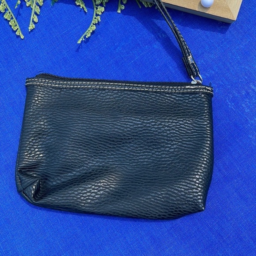 Fashion Faux Leather Clutch Bag Purse Business Wallet Pouch Handbag - Picture 4 of 4